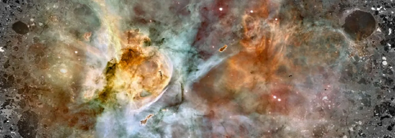 Sculpted by starlight: A meteorite witness to the solar system’s birth