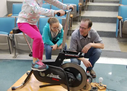 Powering a light bulb